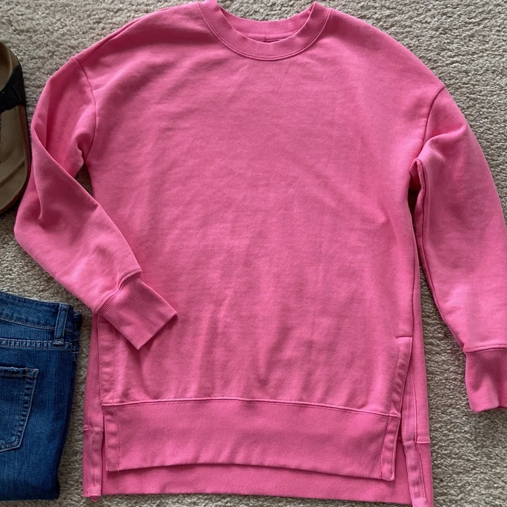 🚫SOLD🚫GreenTea Pink Sweatshirt - Picture 2 of 5